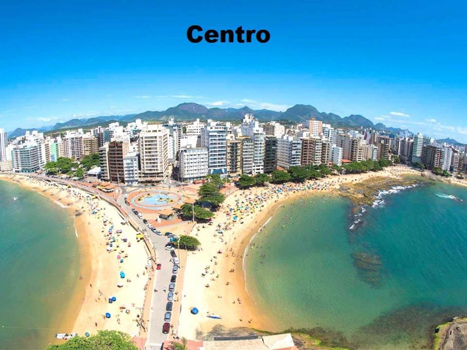 Apartamento Vista Mar 209 - 2 Quartos - Praia Do Morro - Predio Frente Mar - Varanda Com Vista Mar - Elevador - Atravessou A Avenida, Ja Esta Na Praia - Com Garagem - Internet Guarapari Exterior photo